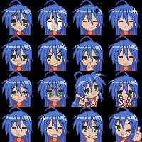 Izumi Konata Emoticons