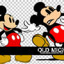 Old mickey mouse png.