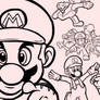 super mario brushes PS