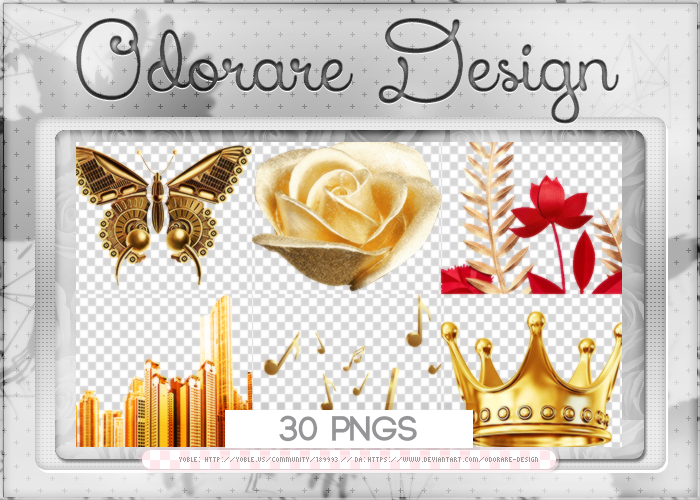 Golden Stuff 02 by Odorare-Design on DeviantArt
