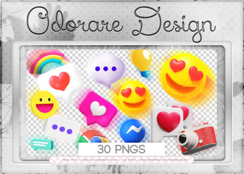Social Media 3d Icons Png Pack