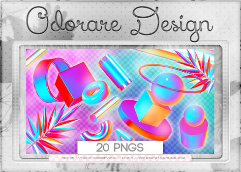 Abstract Geometric Png Pack 50