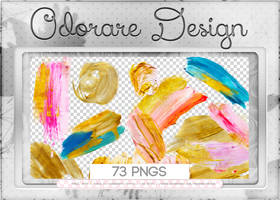 Paint Brush Strokes 04 Png Pack