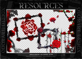 Random Png Pack 304 Dark Roses