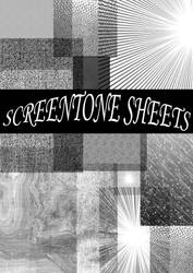Screentone brush set