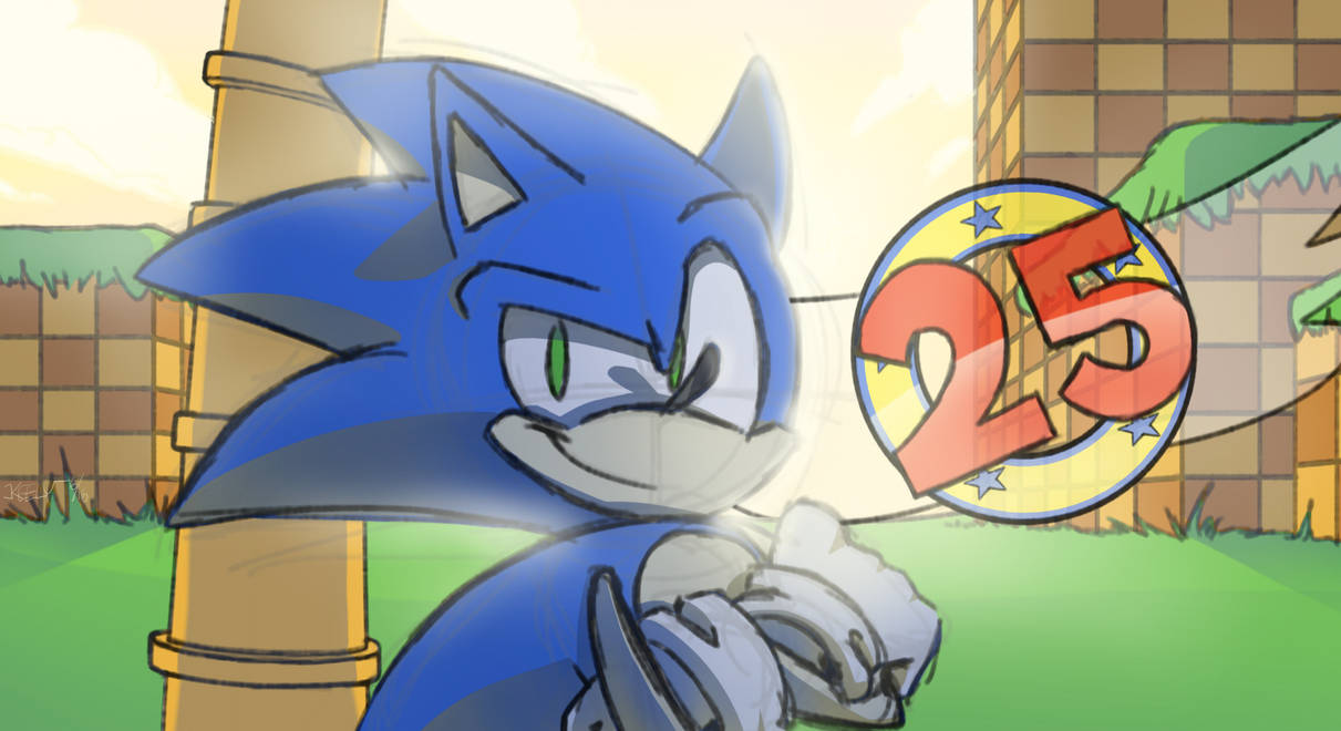 Sonic the Hedgehog 25th Anniversary by MorayK on DeviantArt