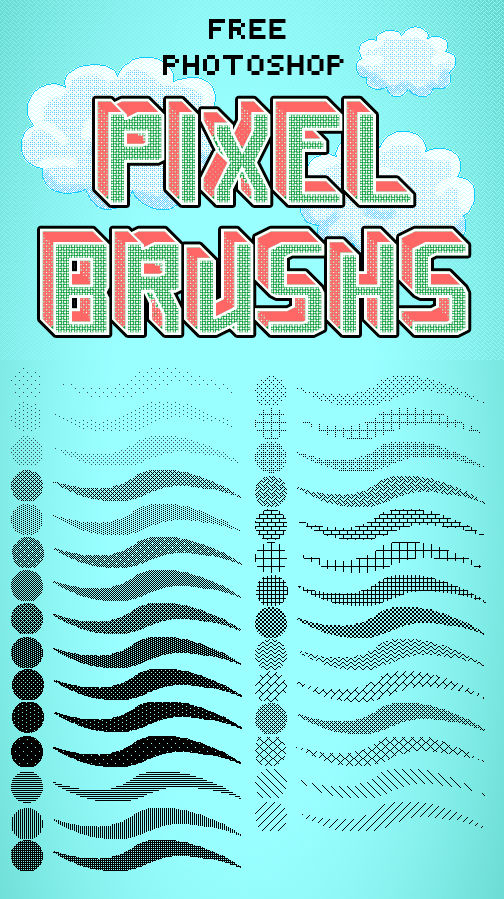 Pixel Brushes by Jelly716 on DeviantArt