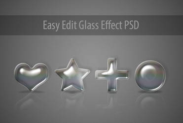 Glass Effect PSD