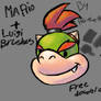 Mario and Luigi Photoshop brush set