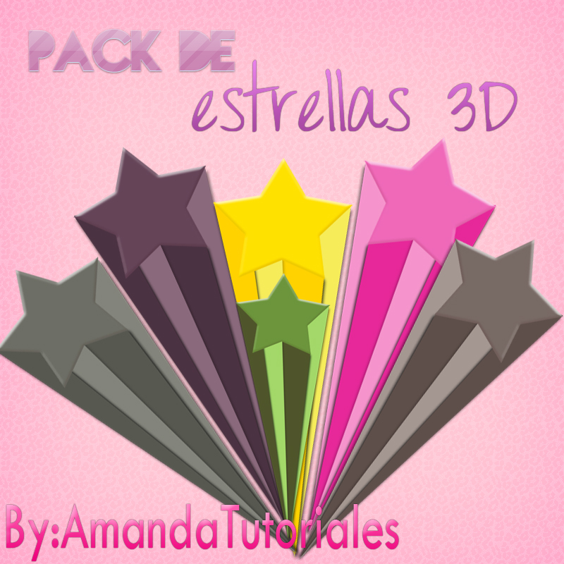 Pack de Estrellas 3D Png