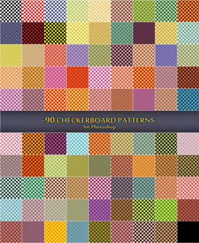 90 Checkerboard patterns