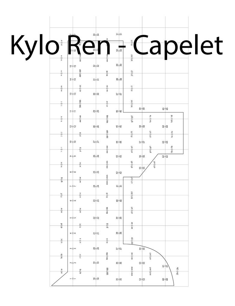 Kylo Ren Capelet / Scarf Pattern by Arus on DeviantArt