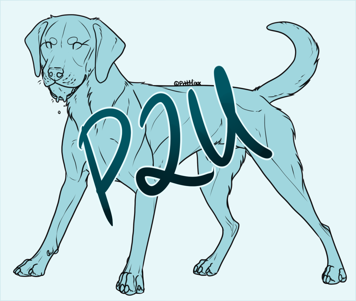Labrador Retriever p2u lineart by spacepitbull on DeviantArt