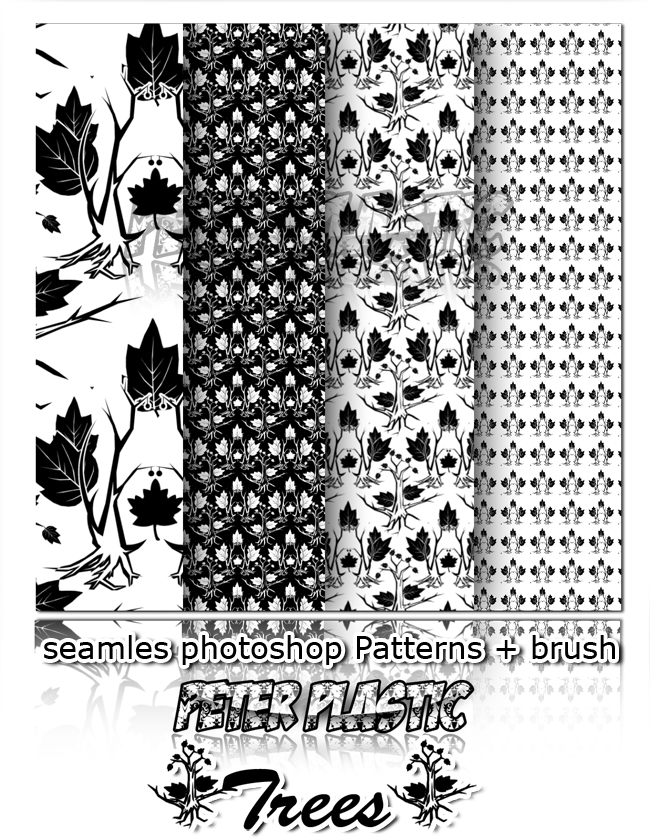 Trees patterns by PeterPlastic on DeviantArt
