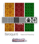 Baroque 6 pattern by PeterPlastic