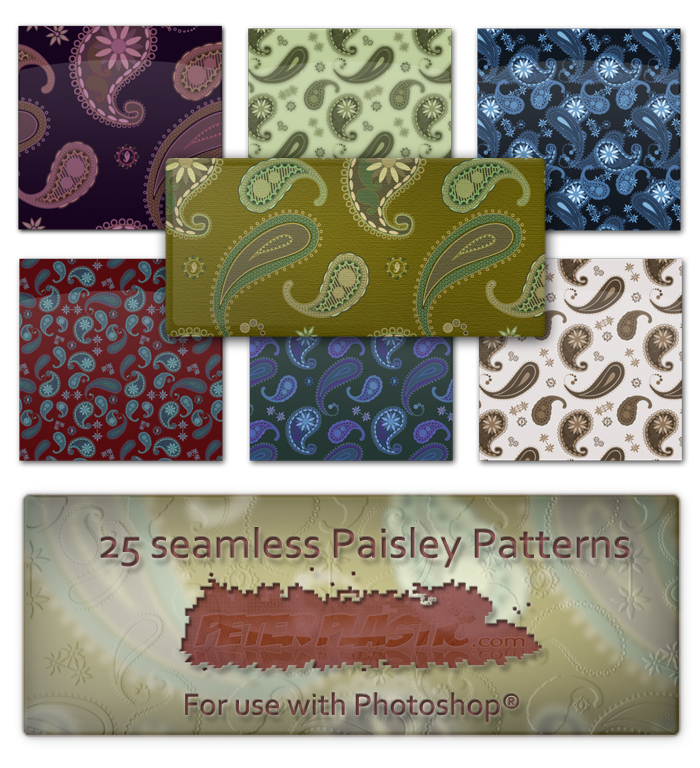 Paisley patterns by PeterPlastic on DeviantArt