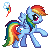 MLP icon - Rainbow Dash