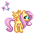 MLP icon - Fluttershy by Umberoff