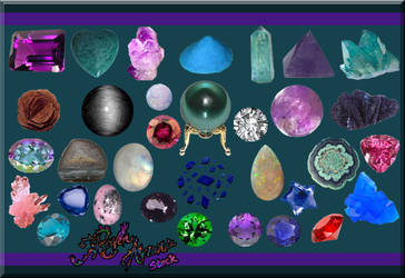 Gems Crystals n Stones PSD Pk