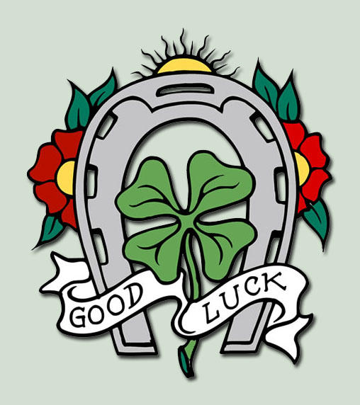 Тату lucky эскиз