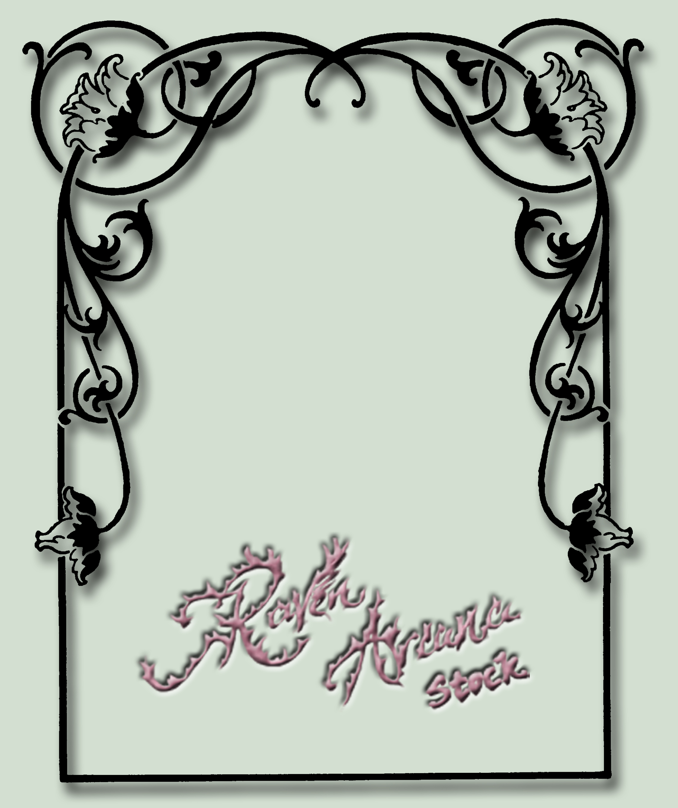 Silhouette Frame 1 PSD