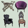 Chairs Pack psd
