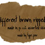 ripped brown paper brushes