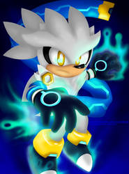 Sonic Skyline Design- Silver the Hedgehog