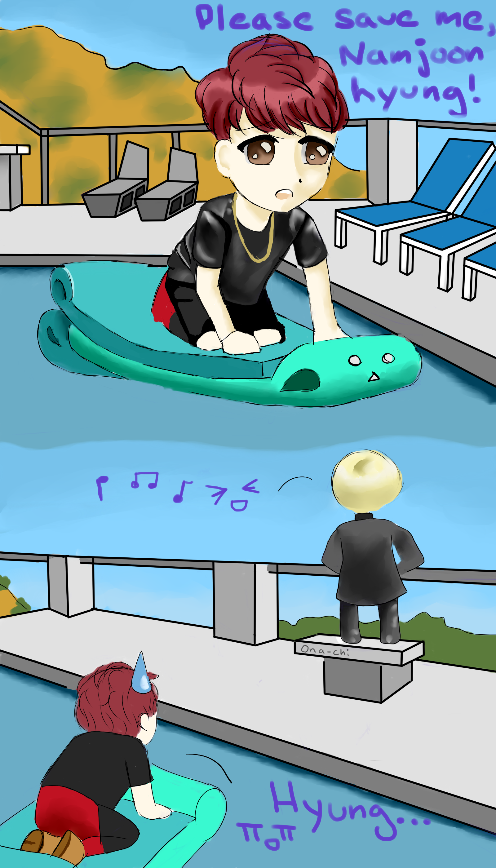 Save me, Namjoon hyung! by Ona-chi on DeviantArt Save Me, Namjoon Hyung! By Ona-Chi On Deviantart