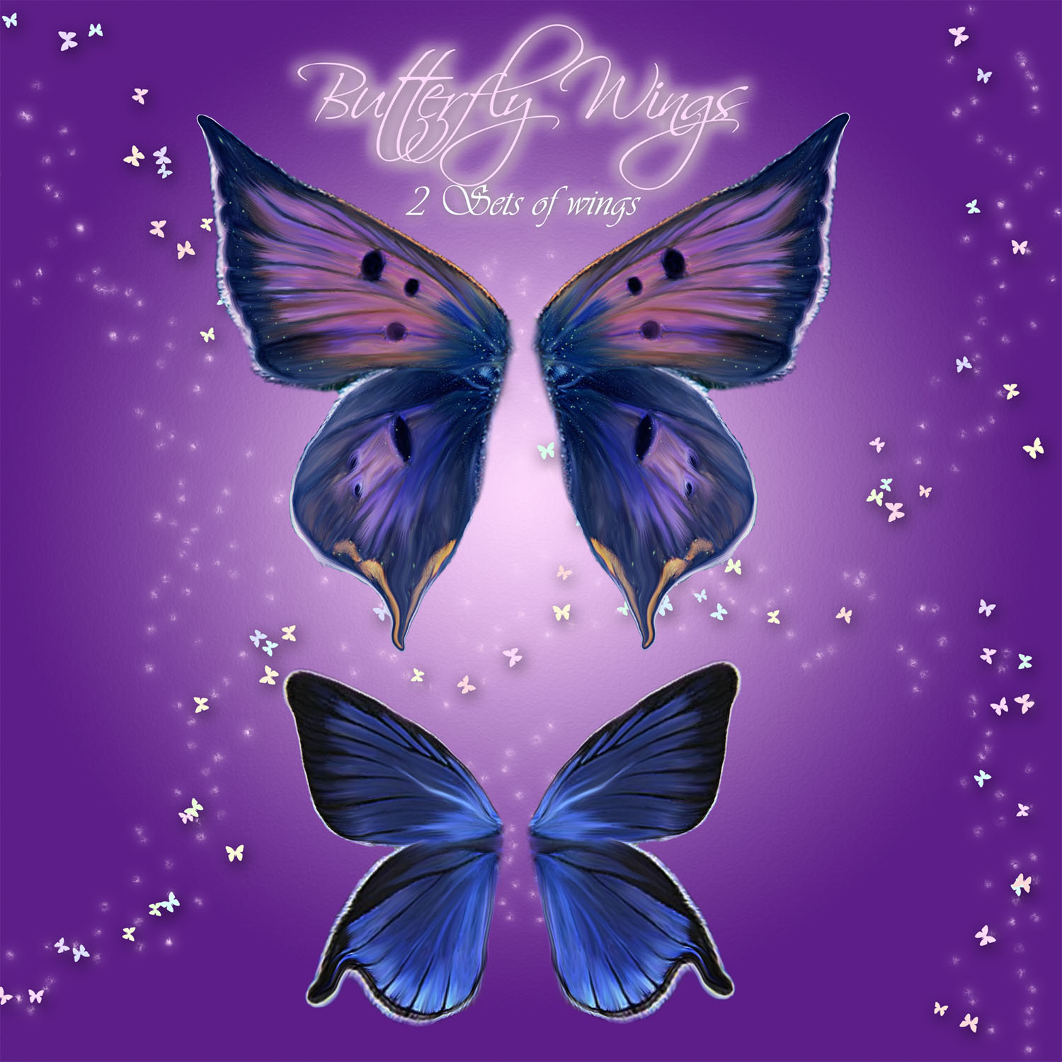 Butterfly Wings 1-2 by cocacolagirlie on DeviantArt