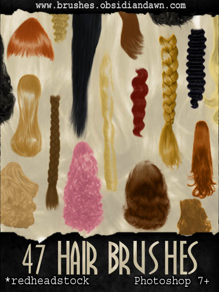 GIMP Hair Brushes