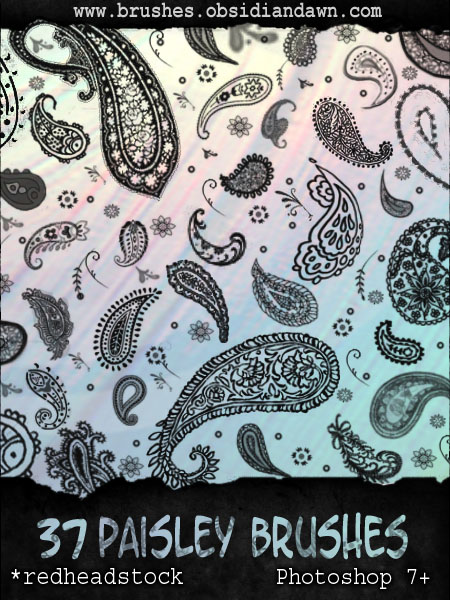GIMP Paisley Brushes