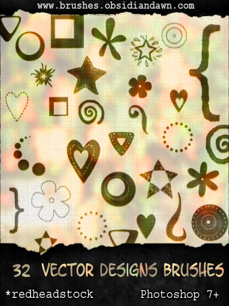 GIMP Vector Designs Brushes