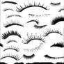 GIMP Eyelashes Brushes