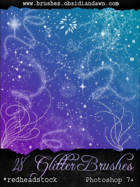 GIMP Glitter Brushes