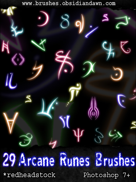 GIMP Arcane Runes Brushes