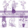GIMP Flower Brushes