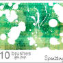 GIMP Splatter Brushes