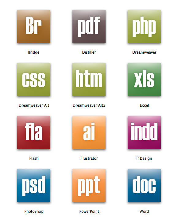 OS X Dock Icons by minimeART on DeviantArt