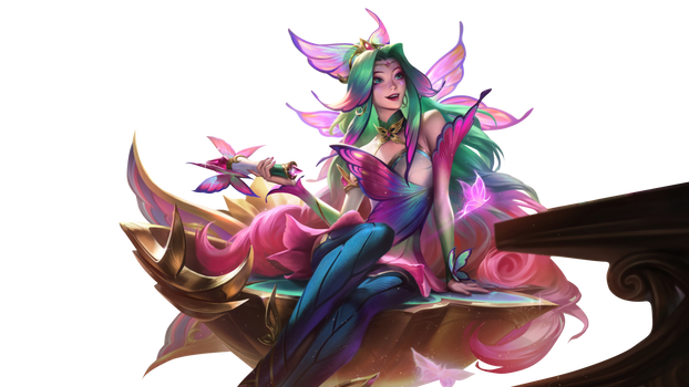 Faerie Court Seraphine Render League of Legends