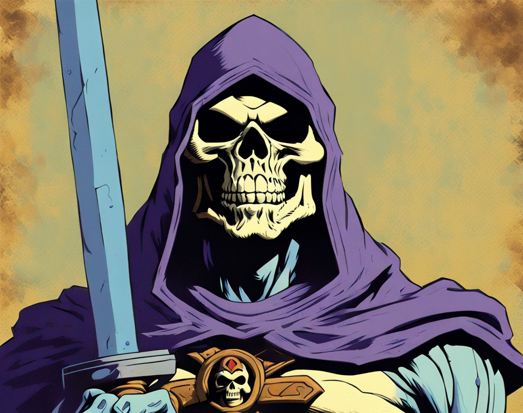 Skeletor in the style of Frank Frazetta art by TwinSix1973 on DeviantArt