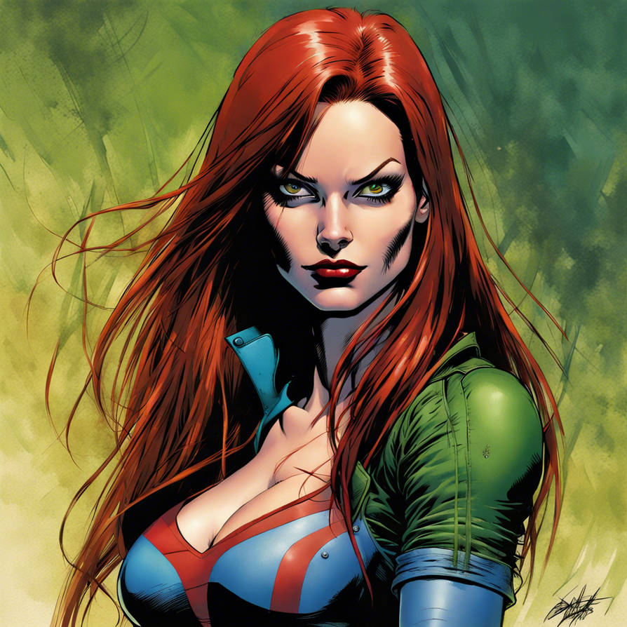 Mary Jane Watson in the style of Simon Bisley art by TwinSix1973 on ...