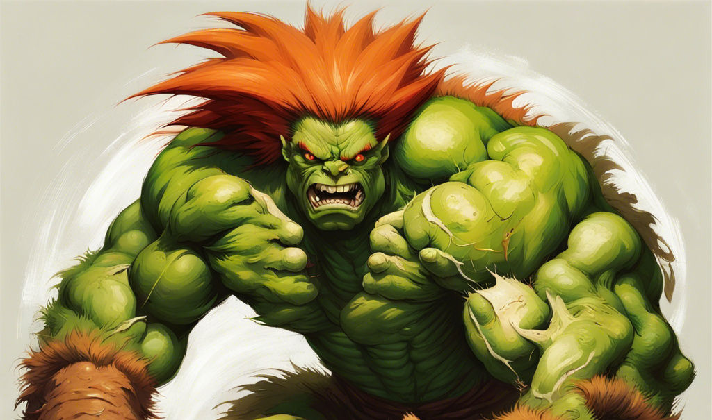 Blanka in the style of Frank Frazetta art by TwinSix1973 on DeviantArt