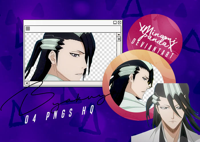 PNG PACK: Byakuya #3 by XMinamiPandaX on DeviantArt