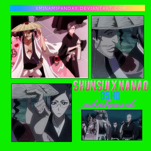 Photopack Stock 138Shunsui X Nanao(Episode 230) by XMinamiPandaX on