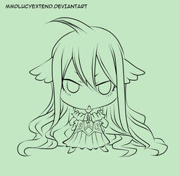 Chibi Mavis lineart