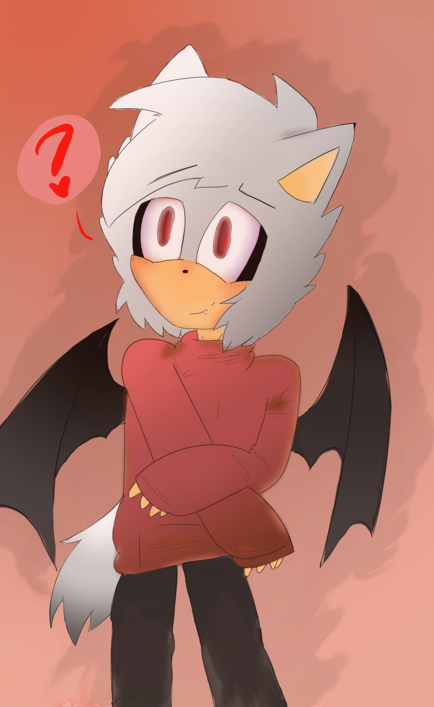 Shy bat by CorruptedMoon2 on DeviantArt