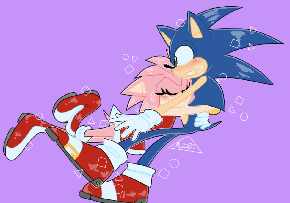 Sonamy - Classic Sonic by MineDobla3 on DeviantArt