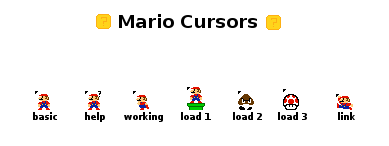 Mario Cursors by Liizzy2 on DeviantArt
