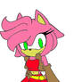 Amy Rose Doodle Colored